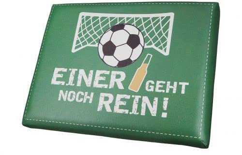 Steinnacher Gilde Handwerk Sitzpolster Einer geht noch rein grün 44cm x 34cm x 5 cm