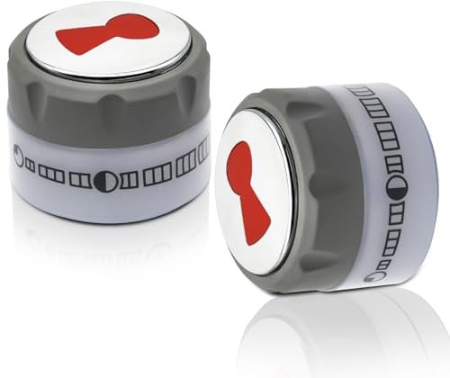 DEEKOOL Upgraded 91538 Lighted Control Knobs Compatible with Weber Summit 400/600 Grills Manufactured 2012 Years and Later, Fit for E-470/670 S-460/470/660/670 etc, 2 Pack