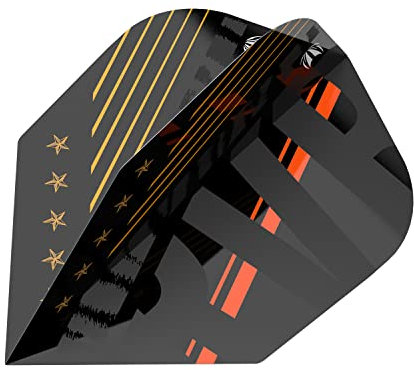 Target Darts Raymond Van Barneveld RVB 80 Black G2 No.6 Pro Ultra Dart-Flights