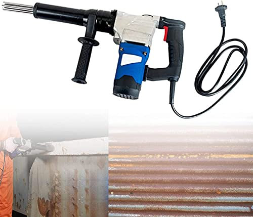 GEHPYYDS HandHeld Electric Needle Scaler, 1100w High Power Electric Derusting Gun, Needle Type Rust Remover for Removal of Rust, Weld Slag and Paint