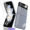 Zerrshoo Protector de Pantalla para Samsung Galaxy Z Flip3/4 Película de flexible 2 Piezas y Película Protectora Trasera 2 Piezas, Resistente a los Arañazos Protector de Pantalla [No es de cristal]