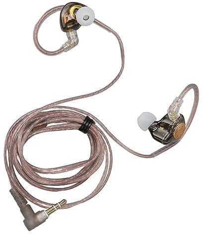 Zunate EDX PRO in Ear Earphones, 1DD HiFi Stereo Wired Earphones, in Ear Monitors Noise Cancelling Wired Earbuds Headphones Dynamic Hybrid Driver for Stage Musician Audiophile