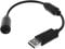 1Pc Black USB Breakaway PC Extension Cable Cord Converter Adapter for Xbox 360 Wired Controller Gamepad, Accessories
