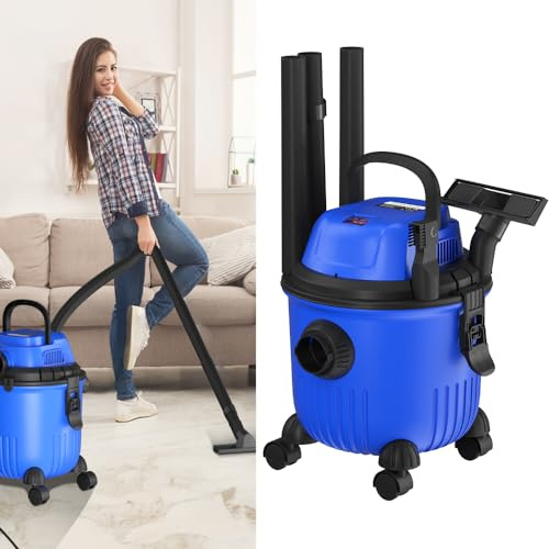 AUTOFU 3-in-1 Nass Trockensauger | Saugen, Wischen & Trocknen | Mehrflächenreiniger für Teppich und Hartböden | Blasfunktion und Steckdose | mit 2-in-1-Kurzdüse, Bodenbürste und Verlängerung