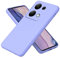 XINYEXIN Silicone Liquido Custodia Cover per Xiaomi Redmi Note 13 Pro 4G / Xiaomi Poco M6 Pro, Premium Silicone Case Antiurto con Fodera in Microfibra Protezione a Doppio Strato Caso - Viola