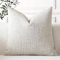 Artscope 1er Set Kissenbezug Einfarbig Wurfkissenbezug Leinen Kissenbezüge 40x40cm Moderne Dekokissen Kissenhülle Set Kissen Fall für Sofa Schlafzimmer Zuhause Dekor, Beige