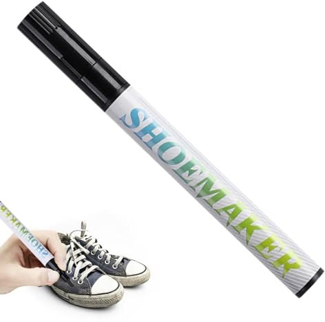 White Shoe Repair Paint Pen - Trainer/Sneaker Cleaner and Whitener Kit | Scratch And Scuff Repair Pen | 20G Compact Portable Leather Dye Marker Pens | Leather White Shoe Polish Pen for Footwear, Bags