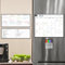 JJPRO Non-Magnetic Dry Erase Monthly Calendar,Weekly Planner and List for Fridge-Monthly Calendar 3PCS Set for Refrigerator-Reusable Planners Stick to All Smooth Surfaces,Fridge,Wall&Door
