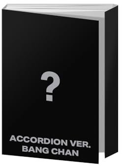 [Akkordeon VER.] Generic – Musikalbum mit Fotobuch und Fotos '合(HOP)' (Mitglied wählbar) (Bang Chan) (Schwarz)