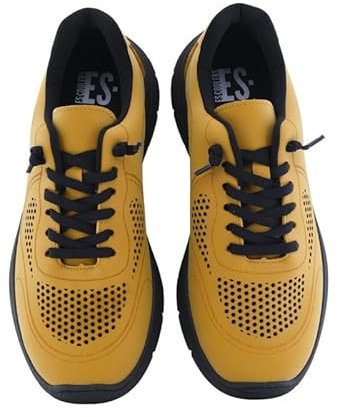 escoolers Deportivo Nobuck CORDÓN ELÁSTICO WALKON Hombre - 46, Amarillo