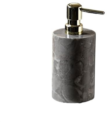 KJHTRED Handseifenspender 8,4 oz/250 ml Marmor Nachfüllbare Seifenspender mit Pumpe Nachfüllbare Flüssigseifenspender Flüssigseife, Lotion oder Händedesinfektionsmittelspender für Küche