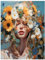 Peinture Numero Adulte, Femme Coloriage Par Numero Adulte, Fleur Peinture par Pour la Décoration de la Maison 40x50cm