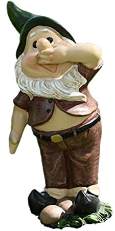 Kisangel Nain De Jardin Décoratif en Résine Statue De Nain Décoration De Jardin Décoration De Jardin Décoration Extérieure Parfaite