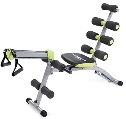 Wonder Core 2 verbesserte, verstellbare Trainingsbank und Bauch-/Rudergerät – Total Gym Style Core Workout Equipment für Bauchmuskeltraining, Oberkörper und Sit-Up-Übungen