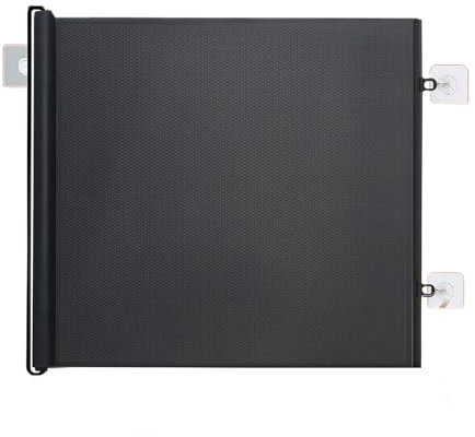Portón retráctil para Mascotas sin perforación - retráctil para Perros y Gatos - Barrera antiescalada - Puerta retráctil para Exteriores - Ideal para escaleras, Puertas y pasillos
