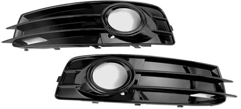 Parrilla de Parachoques Cubierta de la luz antiniebla de la Rejilla del Parachoques Delantero Inferior, Compatible con Audi A3 8P S-Line 2009-2012 Rejilla de Coche de automóvil