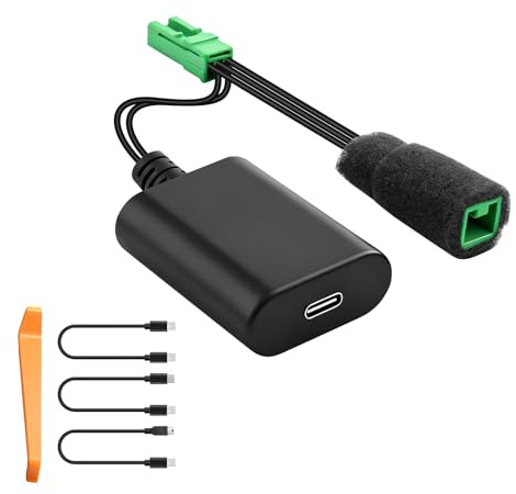 Forccord Dashcam Power Adapter 3-pin Model A Compatible with Volvo XC40 XC60 XC90 S60 V60 C40 Dash Cam Power Adapter, Connects to Rearview Mirror, GPS Charger Built-in USB Power Port