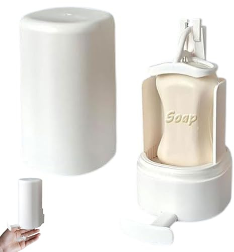 Contenedor de Afeitado de Jabón – Rallador de Jabón Portátil, de Jabóns | Ajustable, Fabricante de Copos de Jabóns | Dispensador de Jabon Compacto para Cocina, Baño, Oficina, Hogar, Viaje