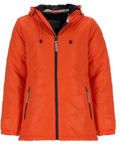 Coastguard Damen Steppjacke reflektierend mit Kapuze - Gesteppte Jacke unifarben