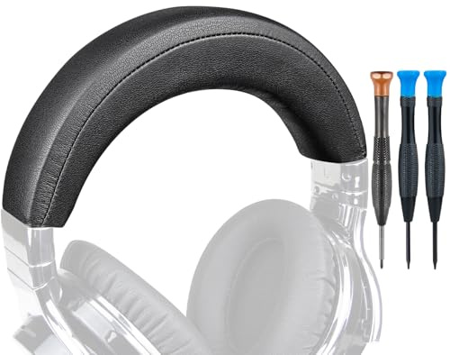 SOULWIT Replacement Headband for Cowin (Silensys/Movssou) E7 (Does Not Fit Ausdom E7) Active Noise Cancelling Headphones, Headstrap Pad Repair Parts - Black