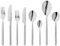 Stellar Rochester Stainless Steel Cutlery 58-Piece Set for 8 Place Settings with 2 Serving Spoons