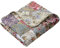 Groenlandia Home Blooming Prairie Acolchado Patchwork Throw