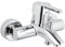 GROHE Feel - Einhand-Wannenbatterie (automatische Umstellung, langlebige Oberfläche, Wandmontage), chrom, 32269000