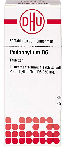 DHU Podophyllum D6 Tabletten, 80 St. Tabletten