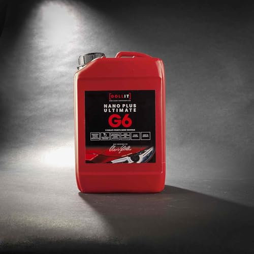 GOLLIT Nano Plus ULTIMATE 3000 ml Nanoversiegelung mit Lotoseffekt, Lackversiegelung mit Nanotechnologie, Keine weißen Rückstände mehr auf Kunststoff,- und Gummiteilen. - MADE IN GERMANY
