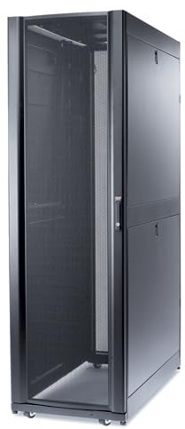 APC BY SCHNEIDER ELECTRIC NetShelter SX 42U 600mm Wide x 1200mm Deep Enclosure with Sides Black -2000 lbs Shock Packaging