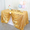 ShinyBeauty Gold Pailletten Tischdecke, 122,7 x 178,9 cm Gold Pailletten Tischdecke, versandfertig Pailletten Stoff Tischwäsche Pailletten Tischdecken (125 x 180 cm)