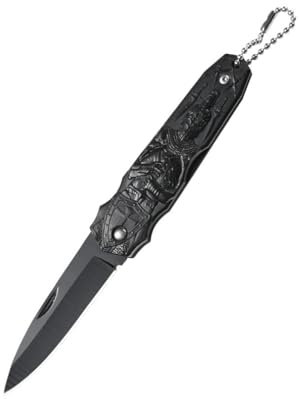 SHLWYG Outdoor - 2 coltelli pieghevoli multiuso da sopravvivenza per la frutta, mini coltello per autodifesa, coltello da cavaliere da campeggio