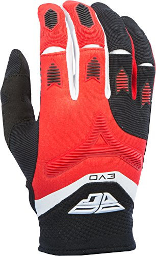 Fly Racing Unisex-Erwachsene Eva Handschuhe (rot/schwarz, XS)