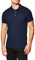 Tommy Jeans Organic Cotton Fine Pique Slim Polo, Black Iris, S Uomo