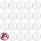 Uten 20 x Bolas de Navidad Forma Redonda Plástico Transparente para Decorar el arbol de Navidad no Incluye Cuerda (5CM)