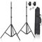 Selens 200cm Lichtstativ Light Stand Kit 2 Stück für HTC Vive VR Spiel Fotografie Produkt, Einstellbar Aluminiumlegierung Licht Stative mit 1/4 Kugelkopf, Kabelbaumclips Vive Zubehör, Tragetasche