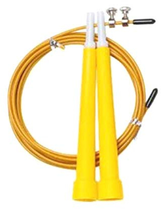 FFitness Speed Springseil Jump Rope Unisex Erwachsene, Gelb, Einheitsgröße
