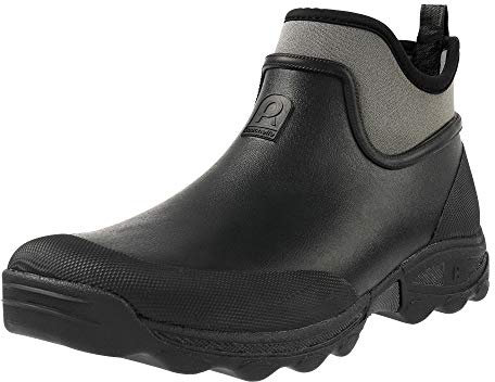 Rouchette Stivali da pioggia Clean Land in neoprene antiscivolo, Nero , 42 EU