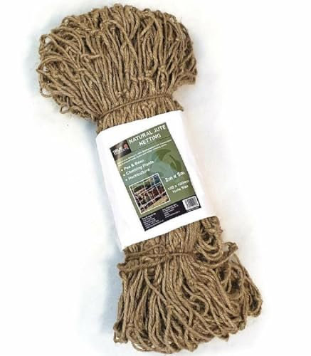 Pea and Bean Biodegradable Natural Jute Netting Heavy Duty 2m x 5m