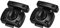 uxcell Rotate Bolt Latch, 42x30mm Zinc Alloy Gate Latches Door Slide Lock 2 Pcs (Black)