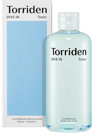 Torriden DIVE IN Gesichtstoner 300ml (10,14 fl.oz.) | pH-ausgleichendes Gesichtswasser für trockene Haut | Mit Hyaluronsäure, Panthenol und Allantoin