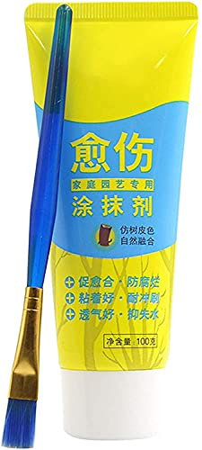 Plant Restoring Regrowth Sealant, Bonsai Tree Wound Paste, Tree Wound Bonsai Cut Paste, Smear Agent Pruning Compound Sealer with Brus