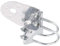 Antenna Mast Clamp with U-Bolts for Ham UHF VHF CB Cellular Trucker Antenna,Antenna Mount Bracket for N Female Type Connector,Attic/Outdoor Antenna Mounting Holder