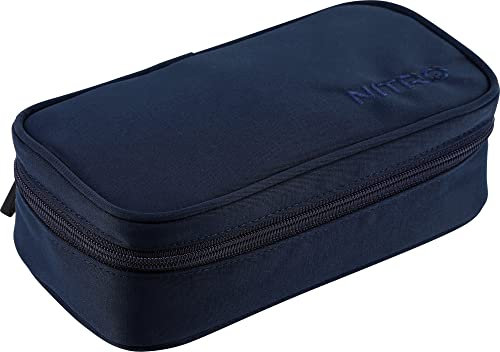 Nitro Pencil Case XL Inkl. Geo Dreieick & Stundenplan, Federmäppchen, Schlampermäppchen, Faulenzer Box, Federmappe, Stifte Etui