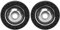 Rotor de Frein à Disque, 2 Pièces Amortisseurs Amortisseurs Plaque de 51707691 Remplacement pour 500
