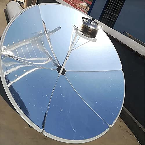 YILEFU Four Solaire Parabolique 1800w Cuiseur Solaire à Concentration Cuisinière Solaire Portable Extérieur DIY Concentrateur Solaire pour Camping Ou Randonnée,1,5M/59 Pouces Diamètr