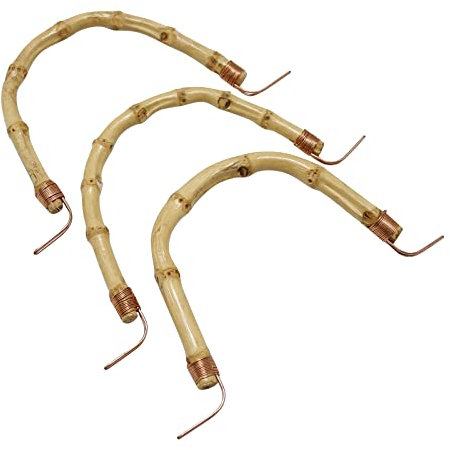 Lidscura Bamboo Teapot Handle, 3pcs, Replacement for Ceramic & Pottery Teapots, Unique Design, Durable & Eco-Friendly