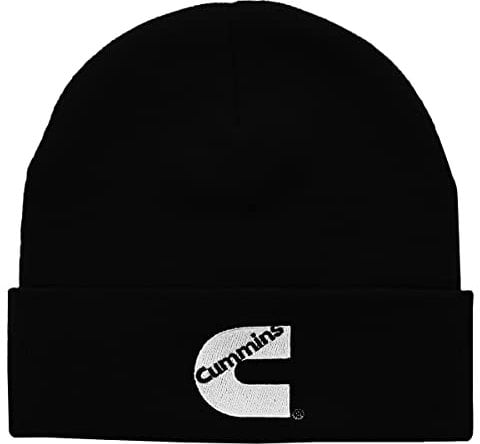 Cummins Herren Mütze Beanie, Schwarz, One Size