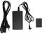 Bewinner ACK E12 Adaptateur Secteur pour M50 M100 M200 M M2 M10 pour Appareils Photo Kiss M M2, Batterie Factice LP E12, Kit de Coupleur DC DR E12, Remplace Le Chargeur LC-E12(Le Noir)