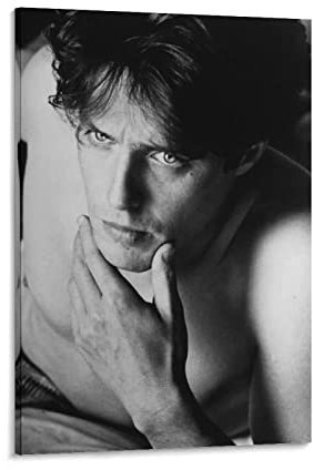 XINGSHANG Hugh Grant Poster Schauspieler Poster Wandkunst Poster Schriftrolle Leinwand Gemälde Bild Wohnzimmer Dekor Zuhause 40 x 60 cm